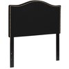 Flash Furniture Headboard, Twin Size, Black Fabric HG-HB1707-T-BK-GG